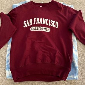 Hoodies and crewnecks. Comment description of hoodie with purchase
